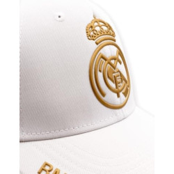 Gorra Oficial Real Madrid Cf Blanca Niño