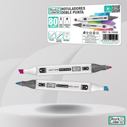 Rotuladores Doble Punta Lettering 80pcs