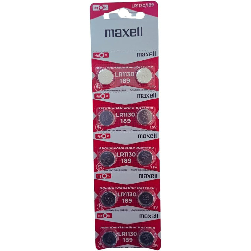 Pilas Maxell LR1130/189