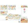 Woomax - Puzzle Madera Dinosaurio/Granja