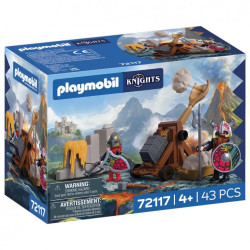 Catapulta De Caballeros Dragón Playmobil Knights 72117
