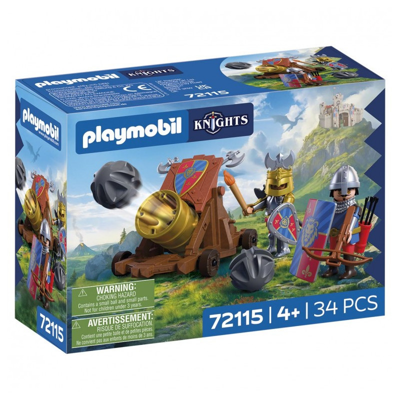 Cañón de Fuego de Caballeros León Playmobil Knights 72115