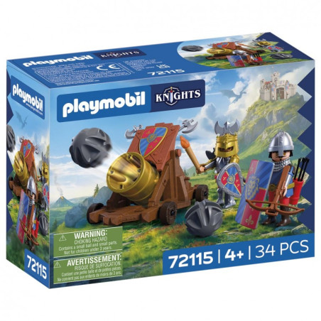 Cañón de Fuego de Caballeros León Playmobil Knights 72115