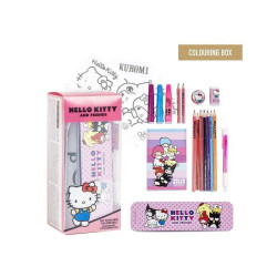 Set Papeleria Coloreable Hello Kitty