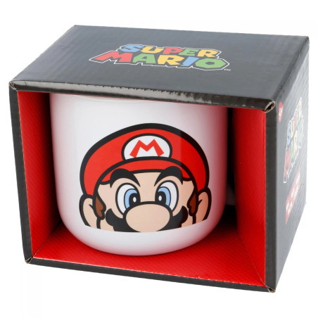 Super Mario Taza Cerámica Desayuno 400 ml