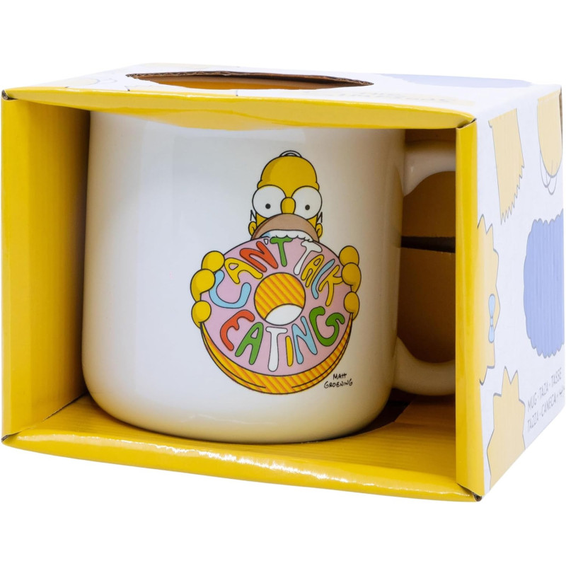 Taza Ceramica 400 ml en Caja Regalo Simpsons Homer Face