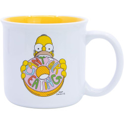 Taza Ceramica 400 ml en Caja Regalo Simpsons Homer Face