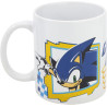 Taza Ceramica Sonic Game On Wh En Caja Regalo 325 Ml
