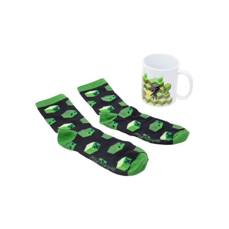 Juego de Taza y Calcetines Minecraft - Stor