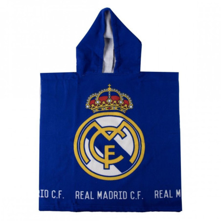 Poncho Microfibra Playa Madrid 55x110 cm Real Madrid
