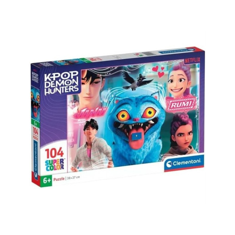 Clementoni - Puzzle 104 piezas Personajes de las Guerreras k-Pop