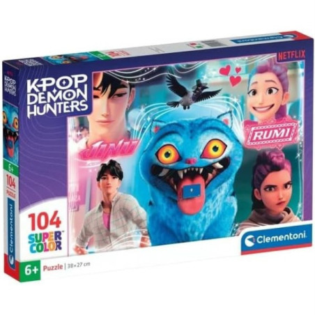 Clementoni - Puzzle 104 piezas Personajes de las Guerreras k-Pop