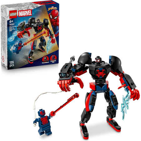Lego 76337 Marvel Armadura Robótica de Miles Morales vs Spiderman 2099
