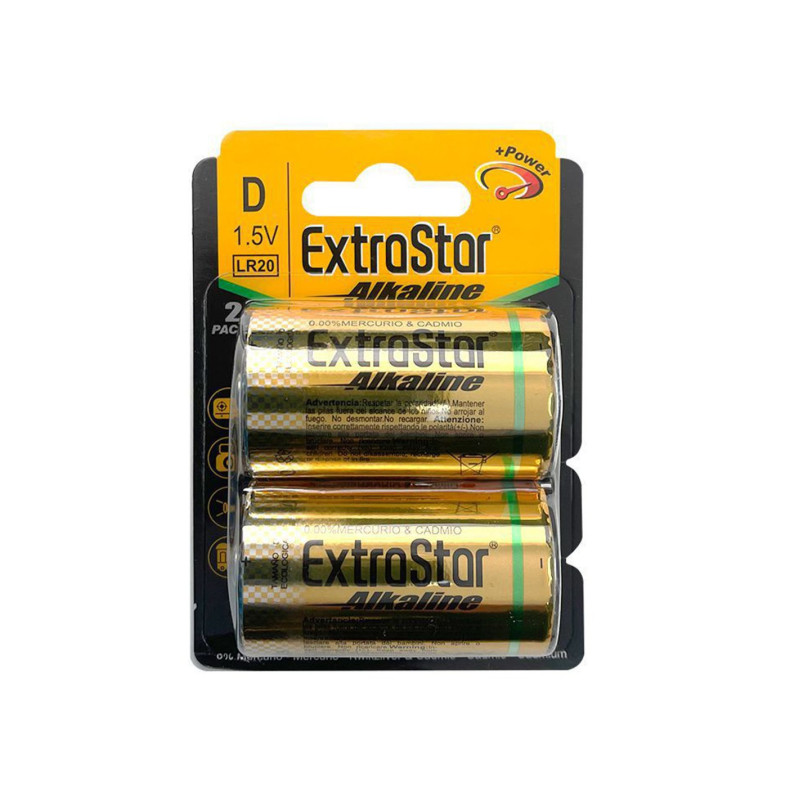 Pila LR20 D Extrastar Alcalina
