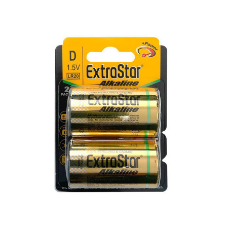 Pila LR20 D Extrastar Alcalina