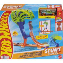 Hot Wheels Stunt Tracks Power Launch Champion
