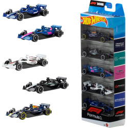 Hot Wheels Pack 5 Formula 1
