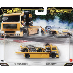 Hot Wheels Team Transport 86 '20 Toyota GR Supra & Fleet Street