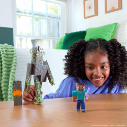 Minecraft Crepitante Figura de Acción con Luces y Sonidos
