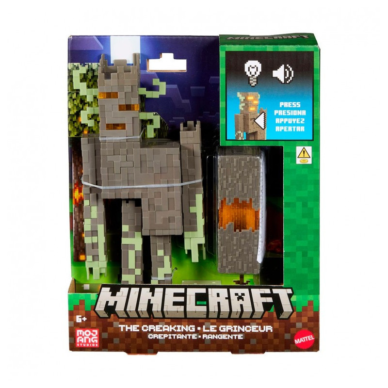 Minecraft Crepitante Figura de Acción con Luces y Sonidos