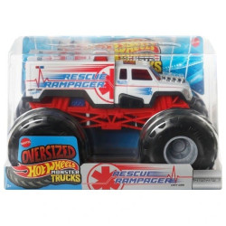Hot Wheels Monster Trucks 1:24 Rescue Rampager