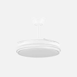 Ventilador Dc Tempano Blanco 59w 4aspas 106d 6980lm 6vel 3000k,4200k,6500k, Reg.intensidad+Remoto+temporizador+memoria 26