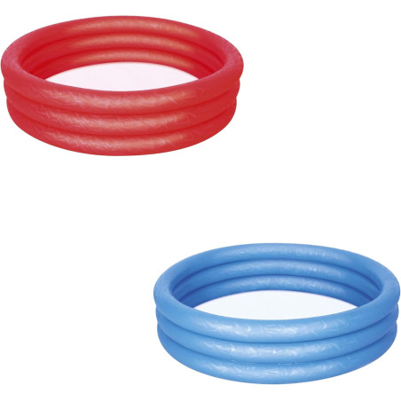 Bestway- Piscina Hinchable 102 x 25 cm con 3 aros