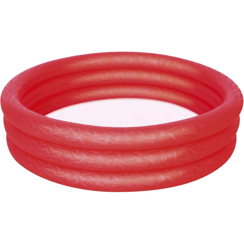 Bestway- Piscina Hinchable 102 x 25 cm con 3 aros