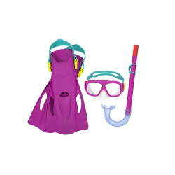 Gafas De Buceo Con Tubo Y Aletas Bestway Pvc Junior