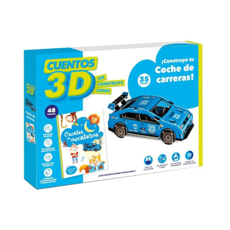 Cuento 3d Coche de Carreras