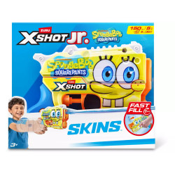 Zuru X-Shot Jr. Bob Esponja Lanzador de Agua Skins