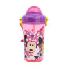 Botella 465ml C/Pajita+Correa Minnie