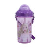 Botella 465ml C/Pajita+Correa Frozen