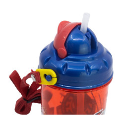 copia de Botella 465ml C/Pajita+Correa Spiderman