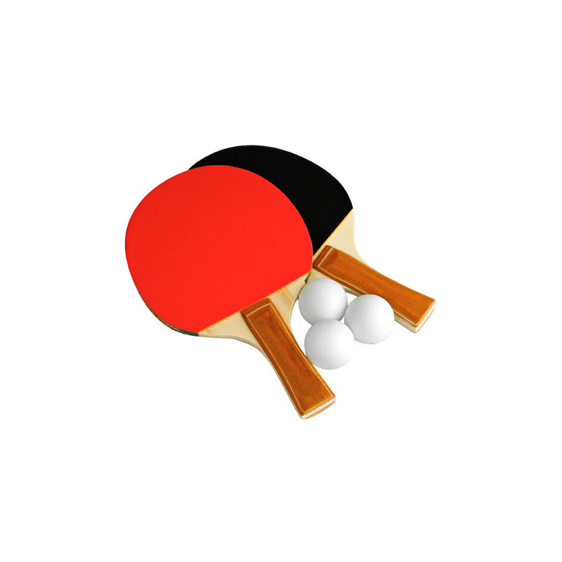 Pack 2 Raquetas Ping Pong C/Pelotas