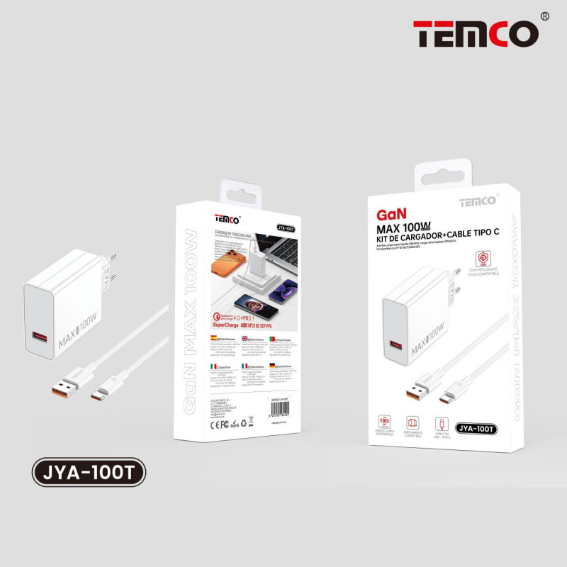Cargador de Red USB/Tipo C Max 100w