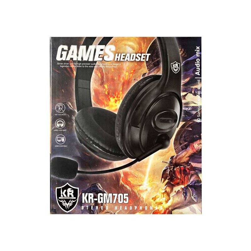 Cascos Gaming KR-GM705