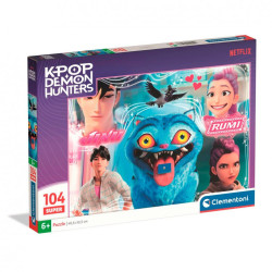Puzzle 104 Super K-Pop Demon Hunters 3 Clementoni
