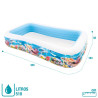 Piscina Hinchable Intex Rectangular Fondo Marino 56x183x305 Cm