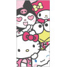 Toalla Microfibra Hello Kitty 70 x 140cm