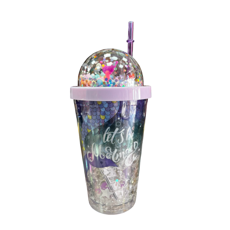 Botella con Cañita 450 ml