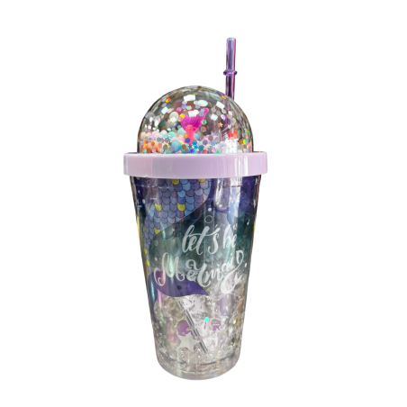 Botella con Cañita 450 ml