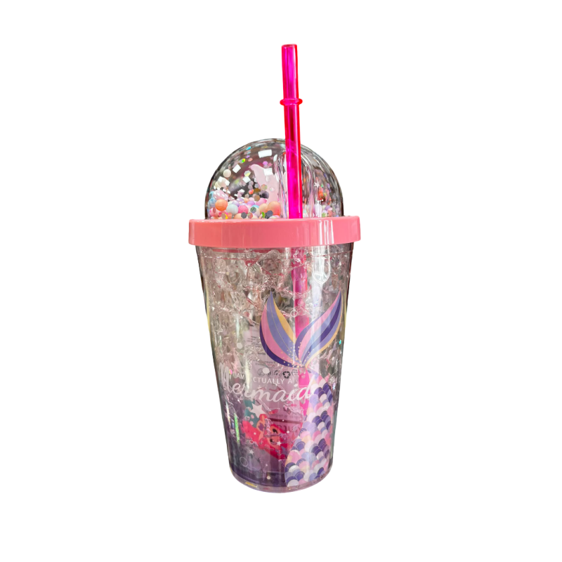 Botella con Cañita 450 ml
