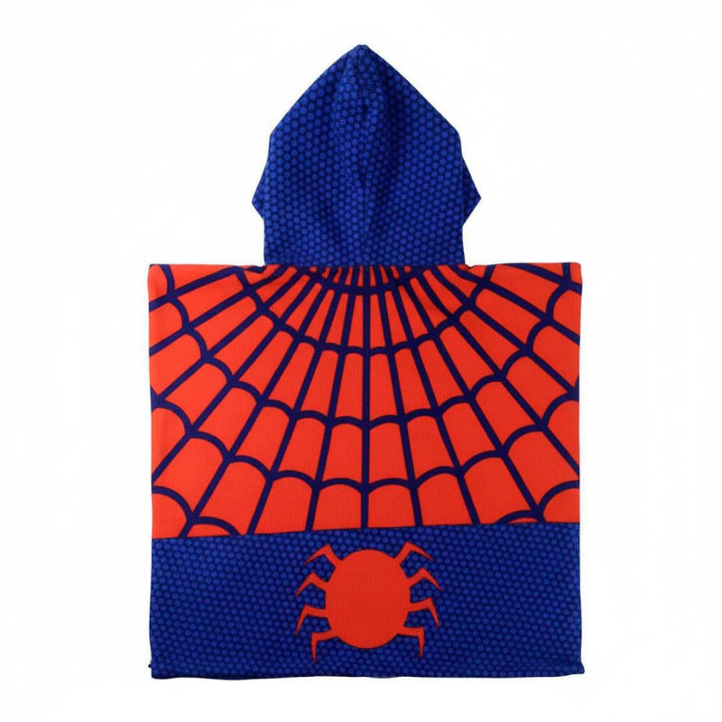 Poncho De Microfibra Spiderman
