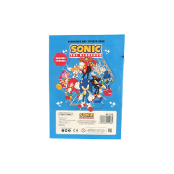 Libro de Colorear Sonic con Pegatinas