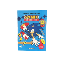 Libro de Colorear Sonic con Pegatinas