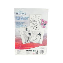 Libro de Colorear Frozen con Pegatinas