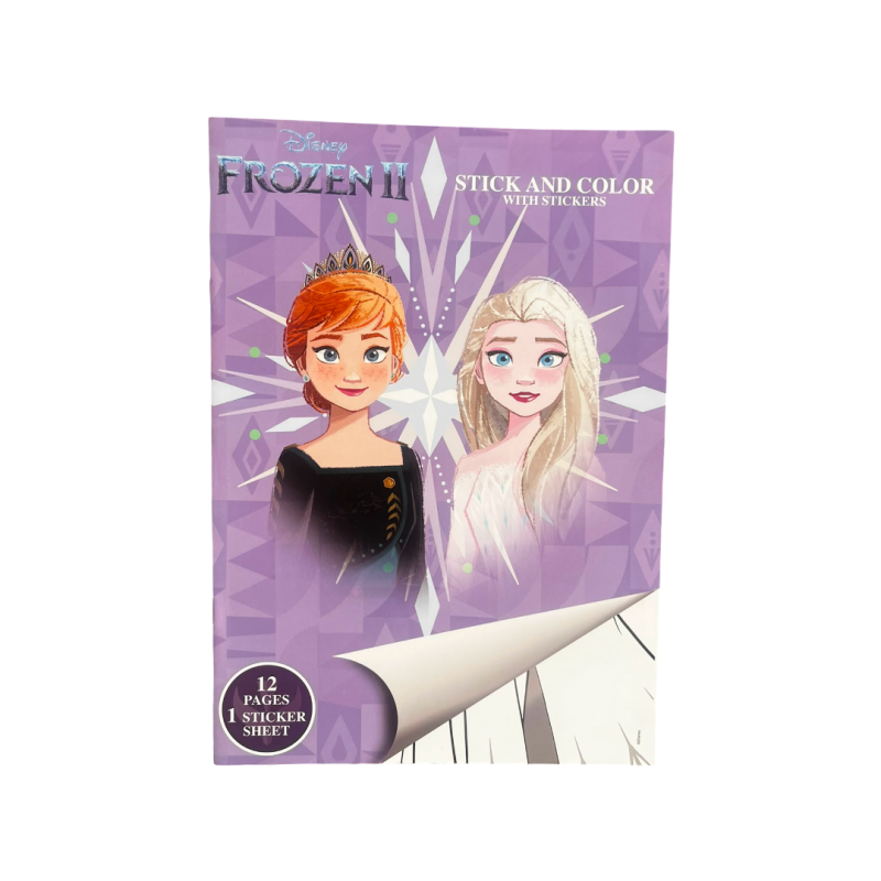 Libro de Colorear Frozen con Pegatinas
