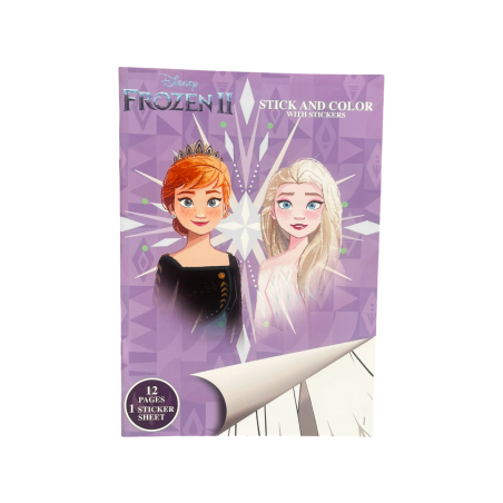 Libro de Colorear Frozen con Pegatinas