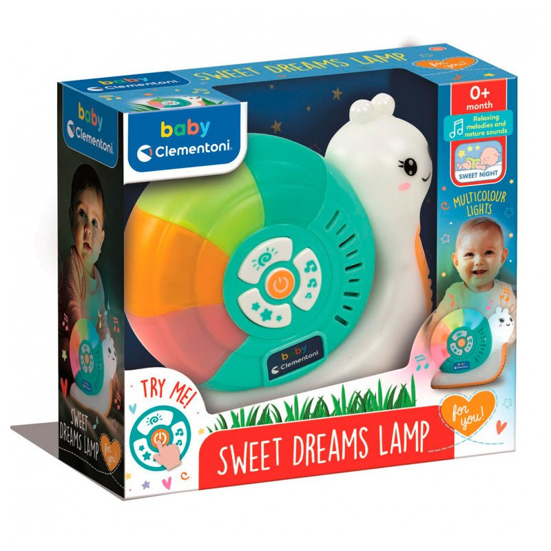 Baby Clementoni - Lampara Caracol Dulces Sueños